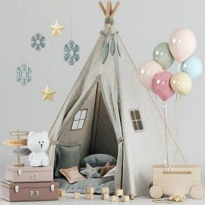 现代儿童帐篷-4